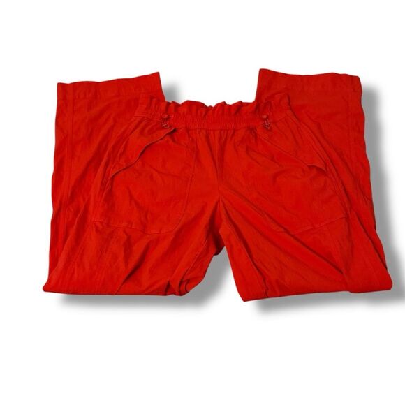 Athleta Trekkie Parachute Pant High Rise Red Size 2 - Picture 3 of 12